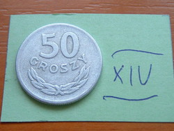 LENGYEL 50 GROSZY 1957  ALU. XIV.
