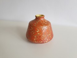 Régi retro mid century Tófej kerámia váza