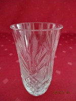 Polished crystal glass, height 9.5 cm, diameter 5 cm. He has!