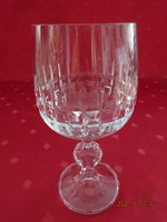 Crystal glass with base, height 14.5 cm, diameter 6 cm. He has!
