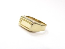 Férfi arany pecsétgyűrű (KECS-Au97713)
