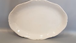 Zsolnay baroque embossed patterned serving bowl, fried bowl