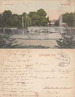 Románia Buziás Buziásfürdő Szent Antal tó 1917 RK MET. F2026