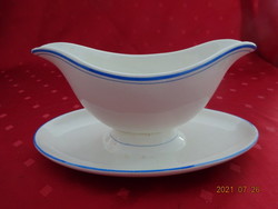 Granite porcelain, sauce bowl with blue border, length 22 cm. There are! Nice ones