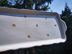 Antique zsolnay floral tray