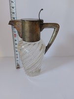 Carafe with silver fittings