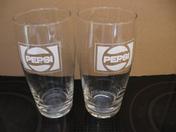 2 db retro Pepsi Cola pohár