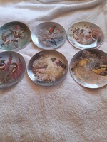 Porcelain bradex bird plates