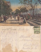 Budapest Ferencz József rakpart 1916 RK Magyar Hungary. F2026
