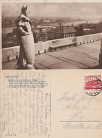 Budapest Kilátás a Halászbástyáról kb1950 RK Magyar Hungary