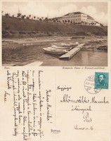 Baja Kamarás Duna a Nemzeti szállóval 1934 RK Magyar Hungary. F2026