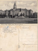 Debrecen Ref. püspöki palota a Kossuth szoborral kb1920 RK Magyar Hungary