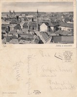 Eger Látképe a minarettel 1942 RK Magyar Hungary
