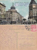 Budapest Rákóczi út 1914 RK Magyar Hungary