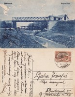 Dombovár Kapos hídja 1923 RK Magyar Hungary. F2026