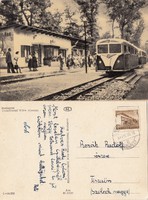 Budapest Úttörővasút előre állomás 1953 RK Magyar Hungary