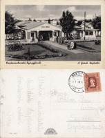 Hajduszoboszló Gyógyfürdő a fürdő bejárata 1957 RK Magyar Hungary