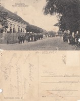 Káptalanfa Parokia utcza-részlettel 1910-40 RK Magyar Hungary törött, sérült