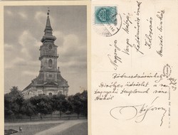 Hódmezővásárhely Református új templom 1941 RK Magyar Hungary