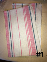 Cotton tea towels with hangers (in different colors and patterns)