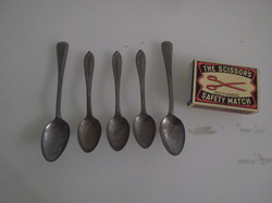 Cutlery - 5 pieces - retro - spoon - Austrian - 9 x 1 cm - perfect