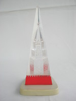 Retro Russian souvenir plexiglass tower