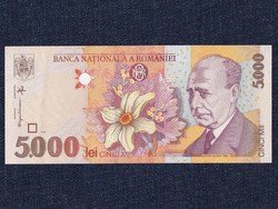 Románia 5000 Lej bankjegy 1998 UNC (id52951)