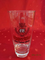 Egger bier beer glass, 1/4 liter, height 14 cm. He has.