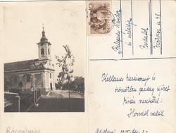 Ráczalmás katólikus templom 1955 RK Magyar Hungary