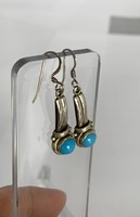 Turquoise stone 925 silver earrings