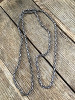 Különleges régi, hosszú ezüst nyaklánc