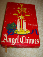 Angel Chimes eredeti svéd dizájn sárgaréz bevonatú acél karácsonyi dekoráció