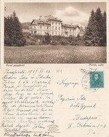 Parád gyógyfürdő Kastély szálló 1937 RK Magyar Hungary