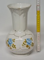 Román "Stipo Dorohoi" virágmintás porcelán váza (1859)