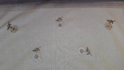 Tablecloth with floral embroidery