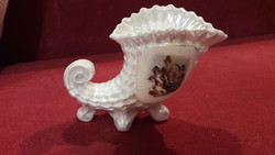 Antik porcelán váza, bőségszaru