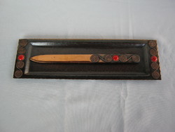 Will Charles craftsman with letter opener and tray