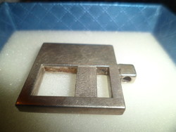 Minimalist silver pendant