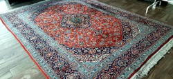 Keshan kézi csomózású perzsa szőnyeg