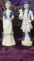 Porcelán hölgy és úrfi páros