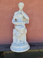 Gyűjteményből eladó majolika figurális szobor nagy méretű