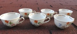 German spring floral coffee cup set