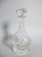 Gyönyörűen metszett,ólomkristály konyakos üveg