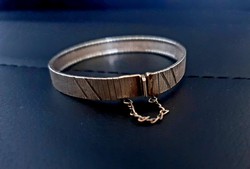 Solid, old silver bracelet