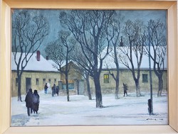 Gádor emil 1967 / village in winter