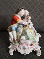 Rare Herend figure - baroque lovers