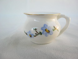 Retro ... Aquincumi porcelán kék virágos mini csésze