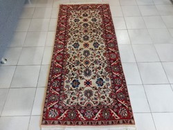 Tabriz 77x157 kézi csomózású gyapjú perzsa szőnyeg Kzm_508 ingyen posta