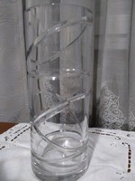 Modern parádi ólom kristály váza