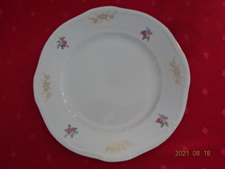 German porcelain flat plate, flower pattern, diameter 24 cm. He has!